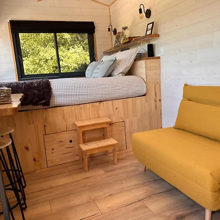 Campsite Tiny House Romantique Avec Bain Nordique