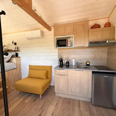 Tiny House Romantique Avec Bain Nordique